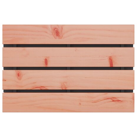 Tuinbank Zwart 60 x 40 x 43 cm Massief douglas hout en staal 6