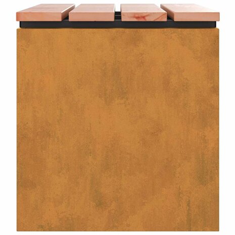 Tuinbank Roestig 60 x 40 x 43 cm Cortenstaal 6
