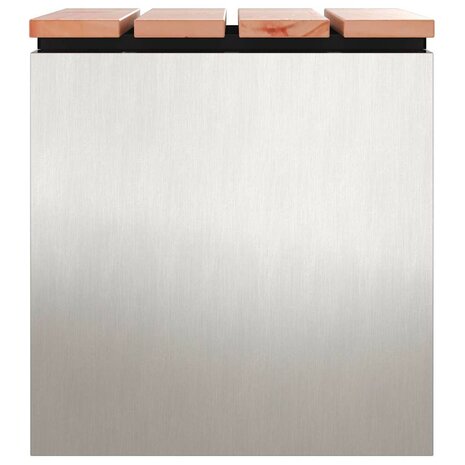 Tuinbank Zilver 40 x 40 x 43 cm Roestvrij staal 5