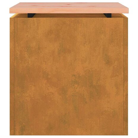 Tuinbank Roestig 40 x 40 x 43 cm Cortenstaal 5