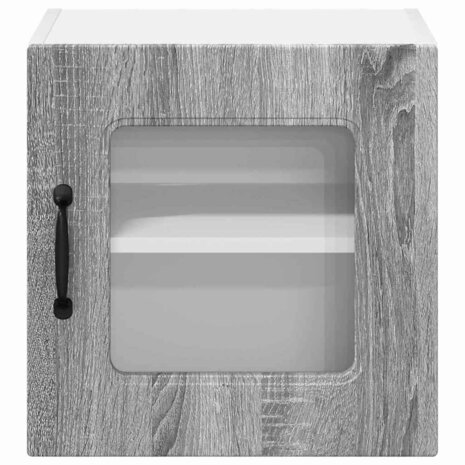 Keukenkast aan de muur met plank Grijs Sonoma 40 x 31 x 40 cm 6