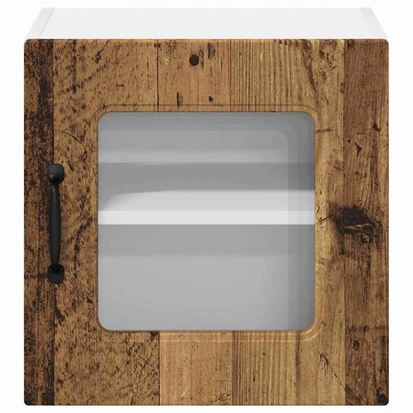 Keukenkast aan de muur Oud Hout 40 x 31 x 40 cm Bewerkt hout 6