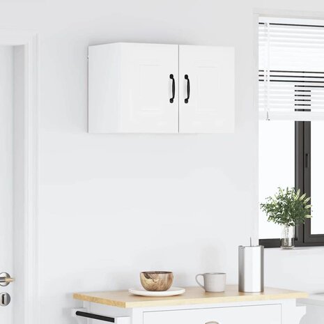 Keukenkast aan de muur met plank Hoogglans wit 30 x 31 x 40 cm 4