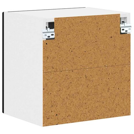 Keukenkast aan de muur Zwart 40 x 31 x 40 cm Bewerkt hout 8