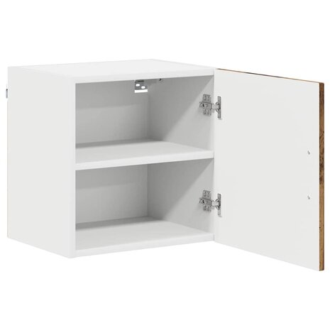 Keukenkast aan de muur Oud Hout 40 x 31 x 40 cm Bewerkt hout 5