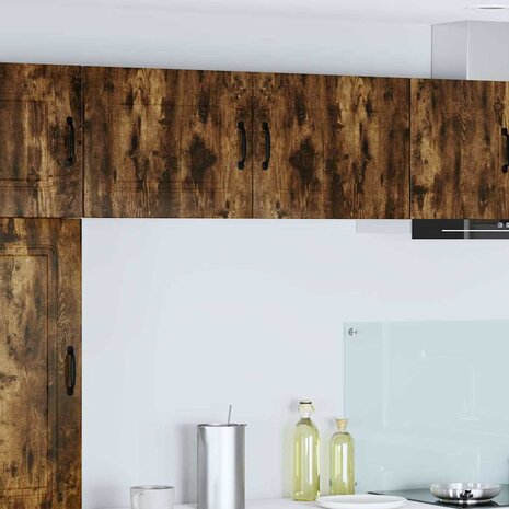 Keukenkast aan de muur met plank Gerookt eiken 50 x 31 x 40 cm 1