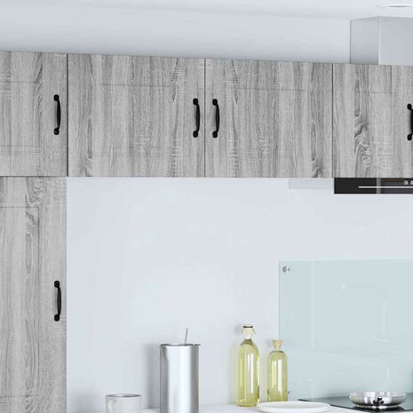Keukenkast aan de muur met plank Grijs Sonoma 50 x 31 x 40 cm 1