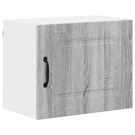 Keukenkast aan de muur met plank Grijs Sonoma 50 x 31 x 40 cm 2