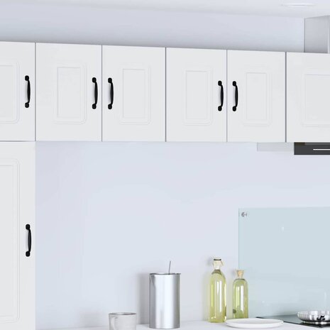 Keukenkast aan de muur Wit 60 x 31 x 40 cm Bewerkt hout 1