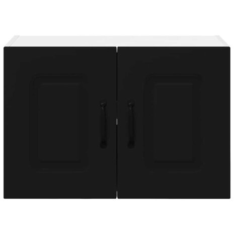 Keukenkast aan de muur Zwart 60 x 31 x 40 cm Bewerkt hout 6