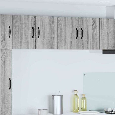Keukenkast aan de muur met plank Grijs Sonoma 60 x 31 x 40 cm 1