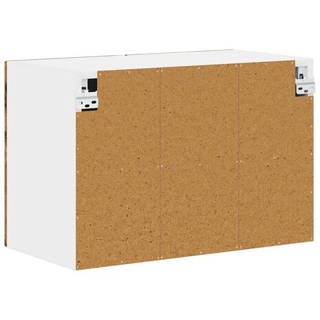 Keukenkast aan de muur met plank Gerookt eiken 60 x 31 x 40 cm 8