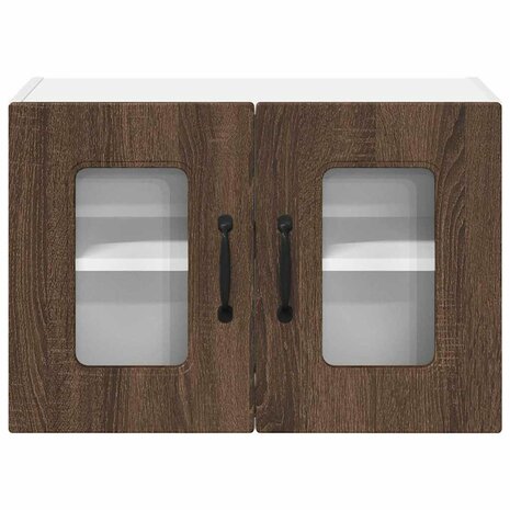 Keukenkast aan de muur Bruin Eiken 60 x 31 x 40 cm Bewerkt hout 6