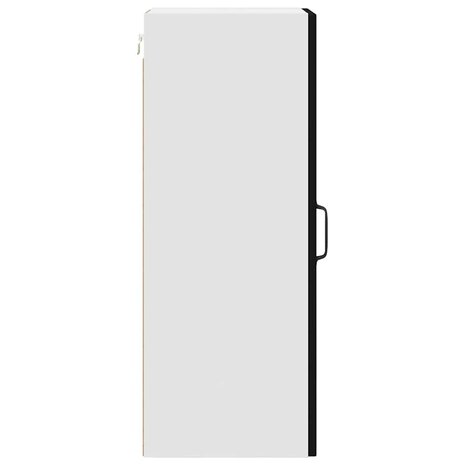 Keukenkast aan de muur Zwart 30 x 31 x 80 cm Bewerkt hout 7