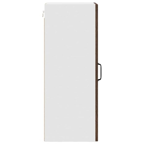 Keukenkast aan de muur Bruin Eiken 30 x 31 x 80 cm Bewerkt hout 7