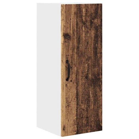 Keukenkast aan de muur Oud Hout 30 x 31 x 80 cm Bewerkt hout 2