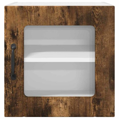 Keukenkast aan de muur met plank Gerookt eiken 40 x 31 x 40 cm 6