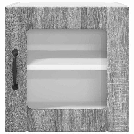 Keukenkast aan de muur met plank Grijs Sonoma 40 x 31 x 40 cm 6