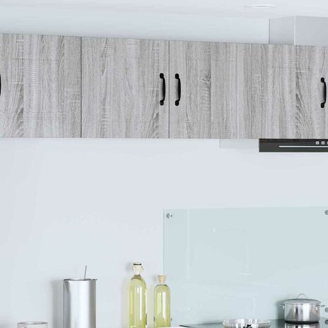 Keukenkast aan de muur met plank Grijs Sonoma 40 x 31 x 40 cm 1
