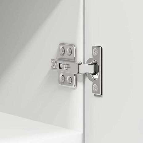 Hangkast met plank Riga Wit 30 x 31 x 40 cm Bewerkt hout 9