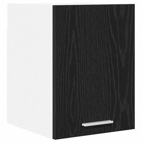 Hangkast Riga Zwarte Eik en Wit 30 x 31 x 40 cm Bewerkt hout 2