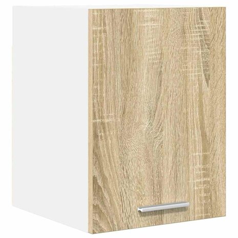 Hangkast Riga Sonoma Eik en Wit 30 x 31 x 40 cm Bewerkt hout 2