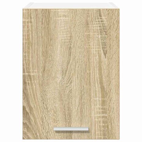 Hangkast Riga Sonoma Eik en Wit 30 x 31 x 40 cm Bewerkt hout 6
