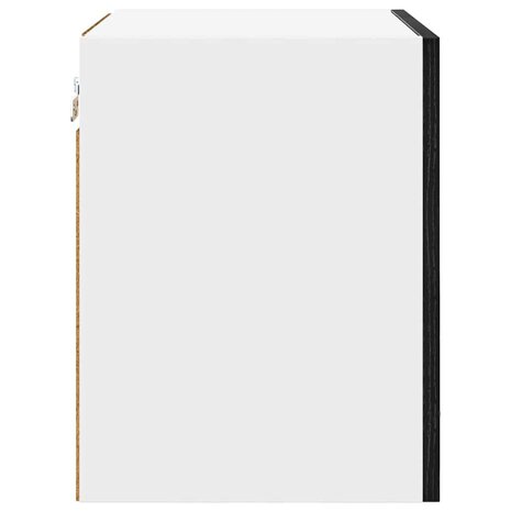 Hangkast Riga Zwarte Eik en Wit 40 x 31 x 40 cm Bewerkt hout 7