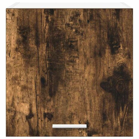 Hangkast Riga Gerookte Eik en Wit 40 x 31 x 40 cm Bewerkt hout 6