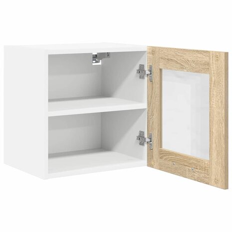 Hangkast Riga Sonoma Eiken 40 x 31 x 40 cm Bewerkt hout 5