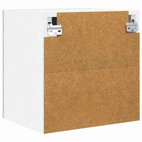 Hangkast Riga Beton Grijs 40 x 31 x 40 cm Bewerkt hout 8