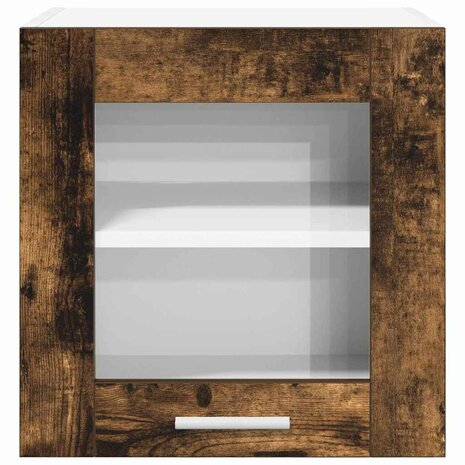 Hangkast Riga Gerookt eiken 40 x 31 x 40 cm Bewerkt hout 6