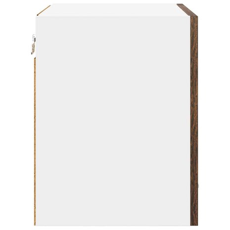 Hangkast Riga Gerookt eiken 40 x 31 x 40 cm Bewerkt hout 7