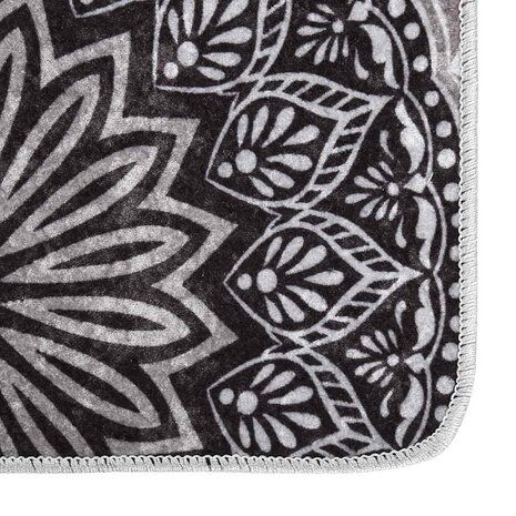 Vloerkleed wasbaar anti-slip 80x150 cm meerkleurig 3