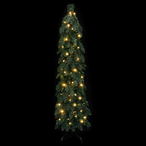 Kunstkerstboom met verlichting 60 LED&apos;s 120 cm 2