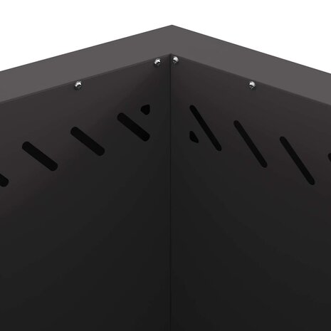 Vuurkorf Zwart 58 x 58 x 51 cm Staal 7