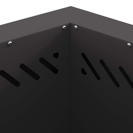 Vuurkorf Zwart 48 x 48 x 51 cm Staal 8
