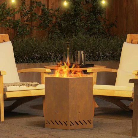 Vuurkorf Bruin 48 x 48 x 51 cm Staal 4