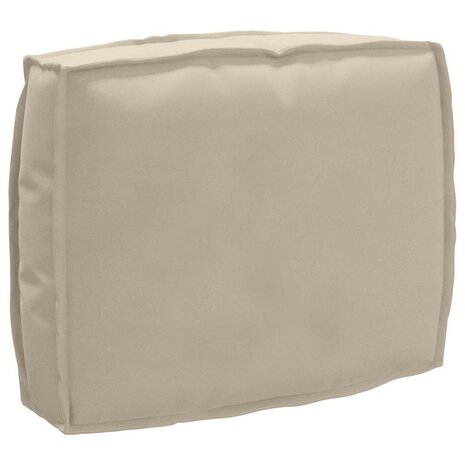 Palletkussen voor rugleuning Taupe 50 x 40 x 12 cm Oxford stof 1
