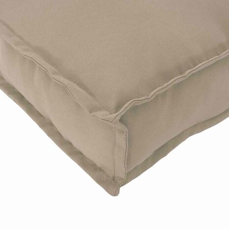Palletkussen voor rugleuning Taupe 50 x 40 x 12 cm Oxford stof 7