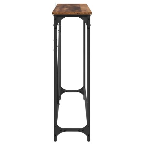 Wandtafel Oud hout 102 x 22.5 x 75 cm Bewerkt hout 6