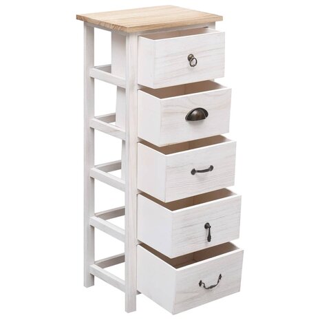 Bijzetkast 35x25x87 cm paulowniahout 3