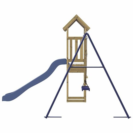 Speelhuis ge&iuml;mpregneerd grenenhout 5