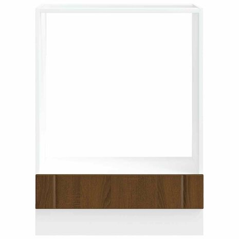 Ovenkast Lucca bewerkt hout bruin eikenkleur 4