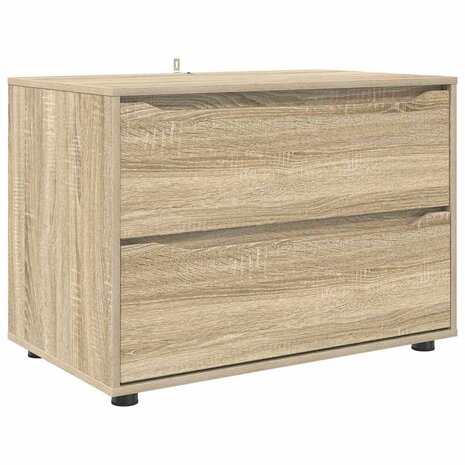 Opbergkast Sonoma Eiken 80 x 48 x 57 cm Bewerkt hout 2