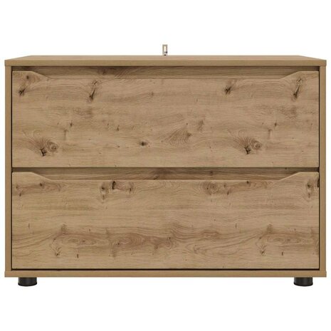 Opbergkast Artisan Eiken 80 x 48 x 57 cm Bewerkt hout 8