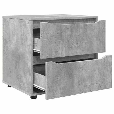 Opbergkast Beton Grijs 60 x 48 x 57 cm Bewerkt hout 5