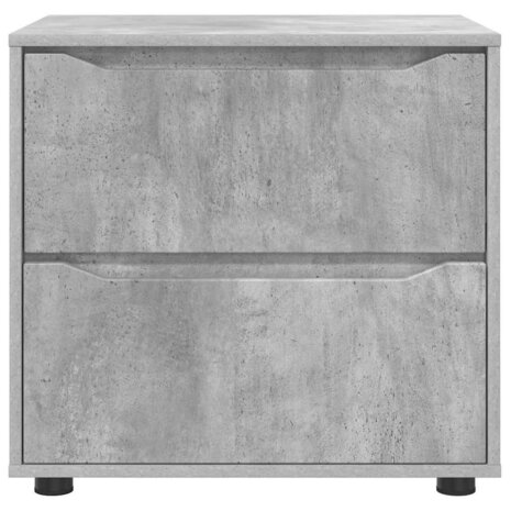Opbergkast Beton Grijs 60 x 48 x 57 cm Bewerkt hout 6