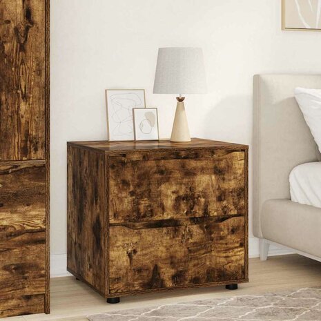 Opbergkast Gerookt eiken 60 x 48 x 57 cm Bewerkt hout 1