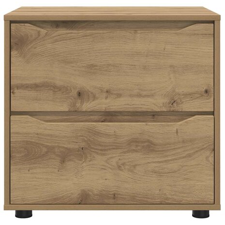 Opbergkast Artisan Eiken 60 x 48 x 57 cm Bewerkt hout 6